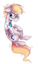 Size: 1181x2000 | Tagged: safe, artist:mirtash, rcf community, species:earth pony, species:pony, glasses, male, ponified, portal 2, simple background, solo, transparent background, wheatley