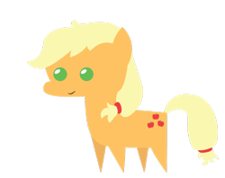 Size: 1006x795 | Tagged: safe, artist:liracrown, character:applejack, female, pointy ponies, simple background, solo, transparent background