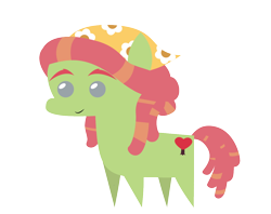 Size: 1192x942 | Tagged: safe, artist:liracrown, character:tree hugger, episode:make new friends but keep discord, g4, my little pony: friendship is magic, bandana, eyebrows, female, pointy ponies, simple background, solo, transparent background