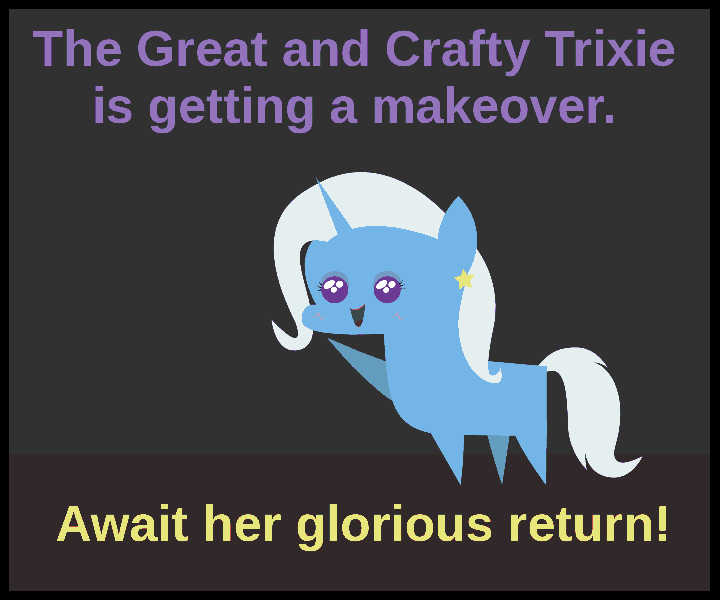 Size: 720x600 | Tagged: safe, artist:liracrown, character:trixie, species:pony, species:unicorn, animated, earring, female, mare, open mouth, piercing, pointy ponies, smiling, solo, trixiecraft, waving