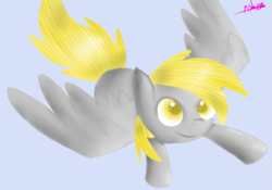 Size: 707x495 | Tagged: safe, artist:ashee, character:derpy hooves, species:pegasus, species:pony, female, mare, solo