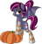 Size: 1847x1944 | Tagged: safe, artist:january3rd, oc, oc only, oc:spotlight splash, species:bat pony, species:pony, equestria daily, g4, bat pony oc, bat wings, bipedal, bipedal leaning, clothing, equestria daily mascots, eyebrows, freckles, halloween, leaning, looking at you, mascot, ponytail, pumpkin, simple background, smiling, socks, solo, spread wings, striped socks, three quarter view, transparent background, wings