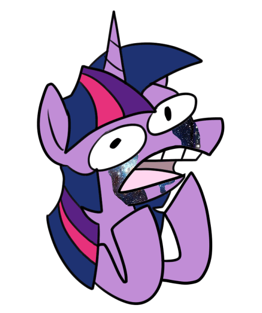 Size: 527x631 | Tagged: safe, artist:ghost, character:twilight sparkle, animated, crying, female, the cosmos