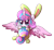 Size: 980x900 | Tagged: safe, artist:frankier77, character:princess flurry heart, species:alicorn, species:pony, g4, baby, baby pony, biting, bunny costume, bunny ears, clothing, cute, easter, easter egg, eyebrows, eyebrows visible through hair, female, flurrybetes, looking at you, looking up, nom, signature, simple background, sitting, smiling, solo, spread wings, transparent background, wings