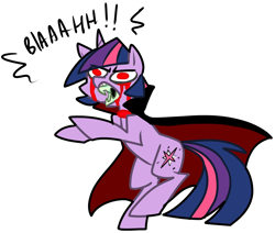 Size: 1144x968 | Tagged: safe, artist:ghost, character:twilight sparkle, blood, vampire