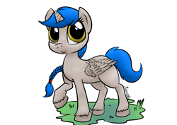 Size: 1169x826 | Tagged: safe, artist:darkhestur, oc, oc only, oc:sprite, species:alicorn, species:pony, alicorn oc, cute, gift art, looking at you, solo