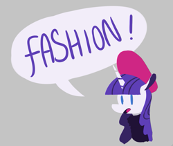 Size: 875x738 | Tagged: safe, artist:enma-darei, character:rarity, alternate hairstyle, beatnik rarity, beret, clothing, fashion, female, hat, one word, simple background, solo, that pony sure does love fashion