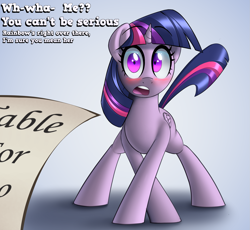 Size: 1631x1500 | Tagged: safe, artist:january3rd, character:twilight sparkle, character:twilight sparkle (alicorn), species:alicorn, species:pony, adorkable, blushing, bronybait, crossed hooves, crossed legs, cute, dialogue, dork, embarrassed, female, invitation, looking at you, offscreen character, raised eyebrow, raised tail, reservation, shocked, solo, tail