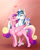 Size: 1600x2000 | Tagged: safe, artist:vindhov, character:princess cadance, character:princess flurry heart, character:shining armor, species:alicorn, species:pony, species:unicorn, ship:shiningcadance, baby, baby pony, belly, blech, blushing, disgusted, ear fluff, eyes closed, faec, family, female, filly, fluffy, heart, kissing, male, mare, missing cutie mark, pregnant, shipping, stallion, straight, tongue out, unshorn fetlocks, young