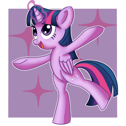 Size: 1800x1800 | Tagged: safe, artist:atmosseven, character:twilight sparkle, character:twilight sparkle (alicorn), species:alicorn, species:pony, bipedal, female, solo