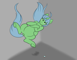 Size: 1400x1100 | Tagged: safe, artist:lurking tyger, oc, oc only, oc:jade, species:pony, species:unicorn, annoyed, crossed arms, experiment, floating, food, magic fail, solo, tea
