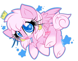 Size: 2500x1956 | Tagged: safe, artist:starlightlore, oc, oc only, oc:almond bloom, simple background, solo, starry eyes, transparent background, wingding eyes