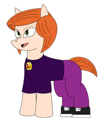 Size: 772x850 | Tagged: safe, artist:combatkaiser, dc comics, lena luthor, lena thorul, ponified, simple background, solo, supergirl, supergirl cosmic adventures in the 8th grade, transparent background