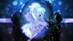 Size: 3840x2160 | Tagged: safe, artist:atmospark, artist:game-beatx14, edit, character:cloudchaser, species:pegasus, species:pony, female, solo, wallpaper, wallpaper edit