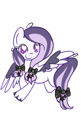 Size: 497x745 | Tagged: safe, artist:digimonlover101, oc, oc only, oc:lavender dust, species:pony, bow, heart eyes, simple background, solo, transparent background, wingding eyes