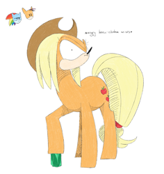 Size: 1357x1436 | Tagged: safe, artist:ogaraorcynder, character:applejack, character:rainbow dash, character:scootaloo, character:sonic the hedgehog, species:earth pony, species:pegasus, species:pony, :i, crossover, emerald, female, grumpy, hybrid, knuckles the echidna, miles "tails" prower, mineral, sonic the hedgehog (series), sonicified, trio, wat