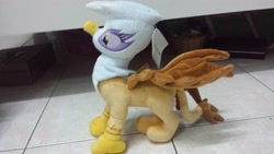 Size: 4128x2322 | Tagged: safe, artist:onlyfactory, photographer:horsesplease, character:gilda, species:griffon, absurd resolution, bootleg, irl, photo, plushie, solo