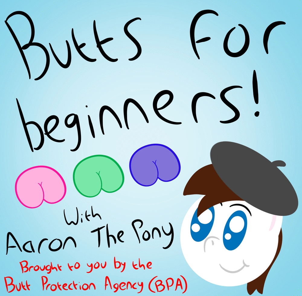 Size: 1000x980 | Tagged: safe, artist:aarondrawsarts, oc, oc only, oc:brain teaser, oc:rose bloom, species:earth pony, species:pony, :t, animated, blue background, blushing, brainbloom, butts, circle, clothing, cute, dock, drawing, eyes closed, first you draw a circle, gif, gradient background, hat, head, how to draw, how to draw an owl meme, male, paper, plot, simple background, smiling, stallion, text, tumblr, tutorial, wat