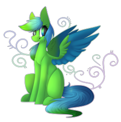 Size: 4201x4255 | Tagged: safe, artist:umiimou, oc, oc only, oc:sunshine heart, species:pegasus, species:pony, absurd resolution, female, mare, simple background, sitting, solo, transparent background