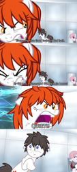 Size: 2900x6416 | Tagged: safe, artist:geraritydevillefort, base used, species:earth pony, species:pony, comic, fate/grand order, female, gudako, gudao, high res, male, mare, mash kyrielight, ponified, quiet, ragelight glimmer, ritsuka fujimaru, stallion