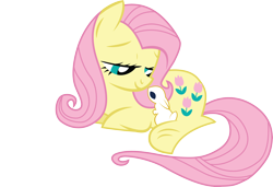 Size: 5224x3580 | Tagged: safe, artist:lauren faust, artist:quanno3, character:posey, species:earth pony, species:pony, species:rabbit, g1, absurd resolution, female, g1 to g4, generation leap, simple background, solo, transparent background, vector