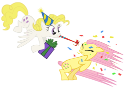 Size: 4000x2871 | Tagged: safe, artist:draikjack, artist:lauren faust, character:posey, character:surprise, g1, g1 to g4, generation leap, recolor, simple background, transparent background, vector