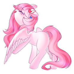 Size: 1500x1500 | Tagged: safe, artist:leafywind, oc, oc only, oc:hui meng, species:pegasus, species:pony, female, mare, simple background, solo, transparent background