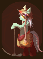 Size: 1600x2200 | Tagged: safe, artist:cheshiresdesires, character:lyra heartstrings, species:pony, species:unicorn, bipedal, clothing, cosplay, costume, crossover, female, made in abyss, nanachi, solo