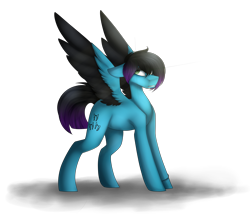 Size: 5216x4472 | Tagged: safe, artist:umiimou, oc, oc only, oc:despy, species:pegasus, species:pony, absurd resolution, colored wings, female, mare, multicolored wings, simple background, solo, transparent background