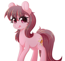Size: 4045x3807 | Tagged: safe, artist:fluffymaiden, oc, oc only, oc:hot dogger, species:pony, female, looking at you, mare, open mouth, simple background, solo, white background