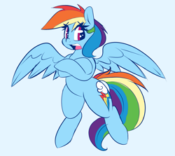 Size: 1267x1129 | Tagged: safe, artist:graphene, character:rainbow dash, species:pegasus, species:pony, cute, dashabetes, female, hnnng, mare, multicolored hair, solo