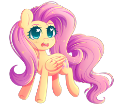 Size: 4024x3472 | Tagged: safe, artist:fluffymaiden, character:fluttershy, species:pegasus, species:pony, cute, female, heart eyes, mare, shyabetes, simple background, smiling, solo, transparent background, wingding eyes