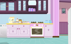 Size: 7073x4412 | Tagged: safe, artist:invisibleink, character:pinkie pie, my little pony:equestria girls, absurd resolution, background, candy, commission, cooking, dishes, food, kitchen, no pony, oven, vector