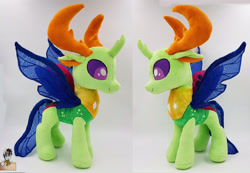 Size: 4224x2928 | Tagged: safe, artist:epicrainbowcrafts, character:thorax, species:changeling, species:reformed changeling, irl, photo, plushie, solo