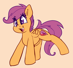 Size: 1318x1234 | Tagged: safe, artist:graphene, character:scootaloo, species:pegasus, species:pony, cute, cutealoo, female, solo