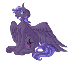 Size: 4602x4008 | Tagged: safe, artist:amazing-artsong, patreon reward, oc, oc:annabelle, species:pegasus, species:pony, absurd resolution, big wings, female, patreon, simple background, sitting, solo, transparent background, wings