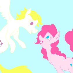 Size: 1024x1024 | Tagged: safe, artist:php93, character:pinkie pie, character:surprise, 35th anniversary
