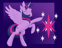 Size: 2063x1589 | Tagged: safe, artist:mythpony, character:twilight sparkle, character:twilight sparkle (alicorn), species:alicorn, species:pony, cutie mark, female, lineless, solo