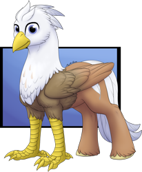 Size: 1330x1612 | Tagged: safe, artist:mythpony, oc, oc only, oc:silver quill, species:classical hippogriff, species:hippogriff, hippogriff oc, male, solo