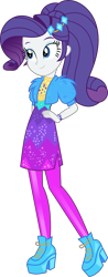 Size: 2481x6349 | Tagged: safe, artist:digimonlover101, character:rarity, episode:festival filters, g4, my little pony: equestria girls, my little pony:equestria girls, spoiler:eqg series (season 2), bolero jacket, clothing, dress, female, geode of shielding, high heels, magical geodes, music festival outfit, shoes, simple background, solo, transparent background, vector
