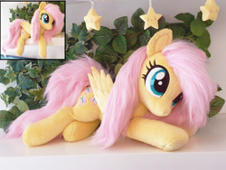 Size: 2016x1512 | Tagged: safe, artist:epicrainbowcrafts, character:fluttershy, species:pony, cute, irl, photo, plushie, shyabetes, solo