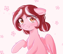 Size: 1280x1099 | Tagged: safe, artist:fluffymaiden, oc, oc only, oc:cherry blossom, species:pony, female, mare, solo