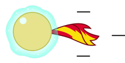 Size: 354x180 | Tagged: safe, artist:mega-poneo, character:sunset shimmer, species:pony, species:unicorn, ball, crossover, female, levitation, magic, mare, motion lines, rolling, self-levitation, shimmerball, simple background, sonic the hedgehog (series), spin dash, telekinesis, transparent background