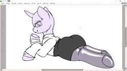 Size: 700x393 | Tagged: safe, artist:xcinnamon-twistx, oc, oc only, species:pony, advertisement, butt, clothing, commission, glasses, pantyhose, shirt, skirt, solo, stockings, teacher, thigh highs, tight clothing, tights, your character here