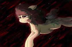 Size: 1102x714 | Tagged: safe, artist:colorlesscupcake, oc, oc only, oc:daydream, species:earth pony, species:pony, crying, sad, solo