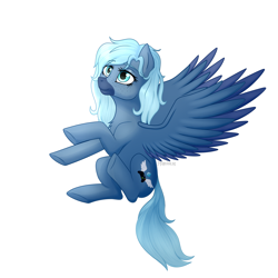 Size: 3500x3500 | Tagged: safe, artist:starshade, oc, oc only, oc:sky crystal, species:pegasus, species:pony, commission, cute, cutie mark, female, full body, mare, simple background, smiling, solo, white background, ych result, your character here