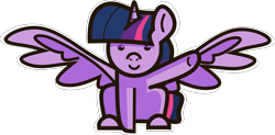 Size: 4000x1967 | Tagged: safe, artist:n0kkun, character:twilight sparkle, character:twilight sparkle (alicorn), species:alicorn, species:pony, female, simple background, solo, transparent background