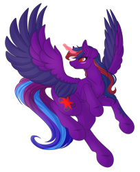 Size: 3774x4626 | Tagged: safe, artist:amazing-artsong, oc, oc:nyx (commandereclipse), species:alicorn, species:pony, absurd resolution, female, magic, mare, simple background, solo, transparent background