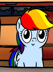 Size: 555x745 | Tagged: safe, artist:petirep, character:rainbow dash, fanfic:my little dashie, cute, dashabetes, rainbow dash presents, tubby wubby pony waifu