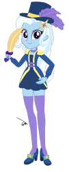 Size: 1600x3943 | Tagged: safe, artist:gmaplay, character:trixie, episode:street magic with trixie, g4, my little pony: equestria girls, my little pony:equestria girls, spoiler:eqg series (season 2), beautiful, clothing, cute, diatrixes, female, hat, high heels, legs, magician outfit, shoes, simple background, solo, sword, top hat, transparent background, weapon